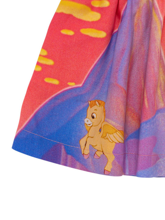 Stella McCartney Kids: Midirock aus Viskosemischung mit Druck - Bunt - kids-girls_1 | Luisa Via Roma