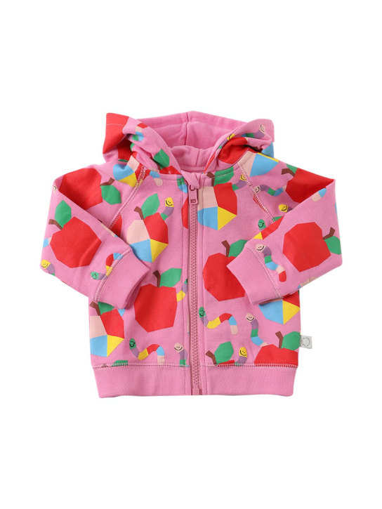 Stella Mccartney Kids: Organic cotton hoodie & sweatpants - kids-girls_1 | Luisa Via Roma