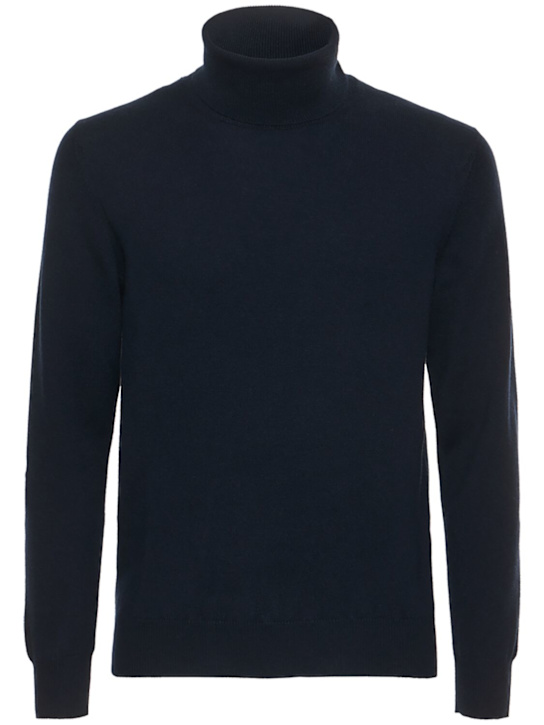 Piacenza Cashmere: Cashmere knit turtleneck sweater - men_0 | Luisa Via Roma
