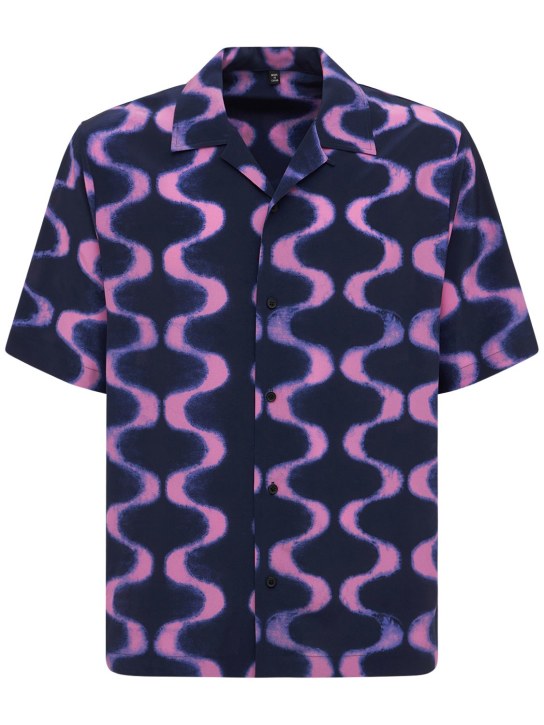 Mcq: Biosis printed silk shirt - men_0 | Luisa Via Roma
