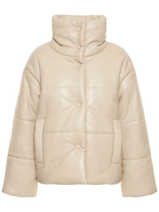 Hide faux leather puffer jacket - Nanushka - Women | Luisaviaroma