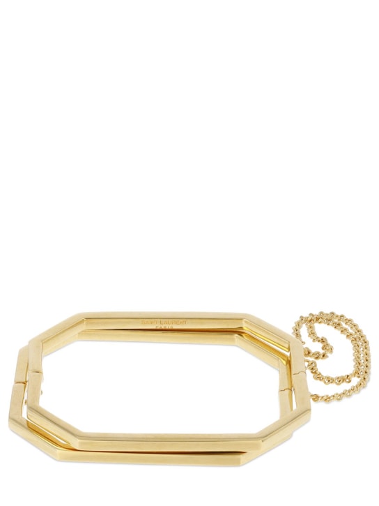 Saint Laurent: Armband „Menottes“ - Gold - women_0 | Luisa Via Roma