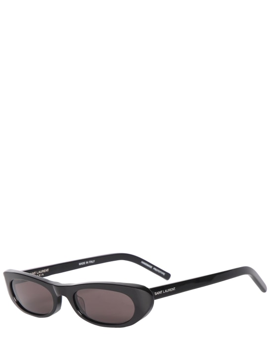 Saint Laurent: SL 557 Shade acetate sunglasses - Black - women_1 | Luisa Via Roma