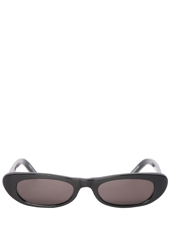 Saint Laurent: SL 557 Shade acetate sunglasses - Black - women_0 | Luisa Via Roma