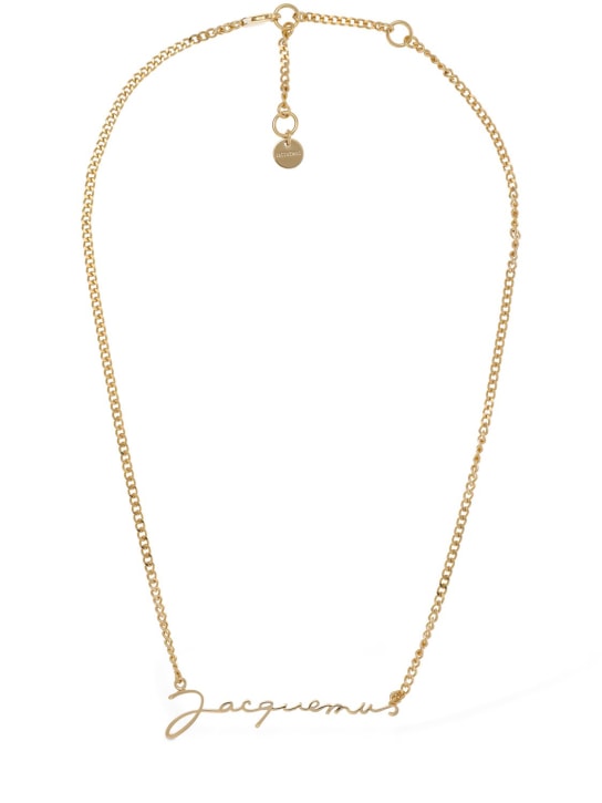 Jacquemus: La Chaine Jacquemus collar necklace - Gold - women_0 | Luisa Via Roma