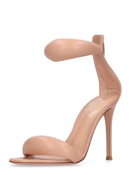 Gianvito Rossi: 105mm Bijoux padded leather sandals - Nude - women_2 | Luisa Via Roma