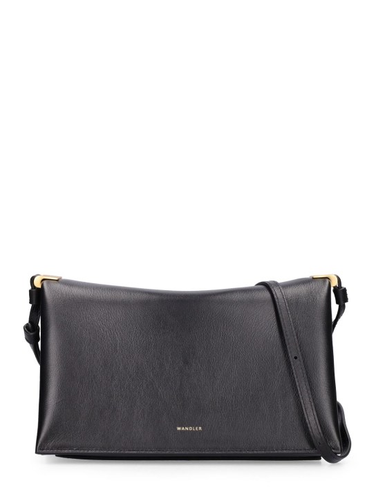 Wandler: Uma leather shoulder bag - Black - women_0 | Luisa Via Roma