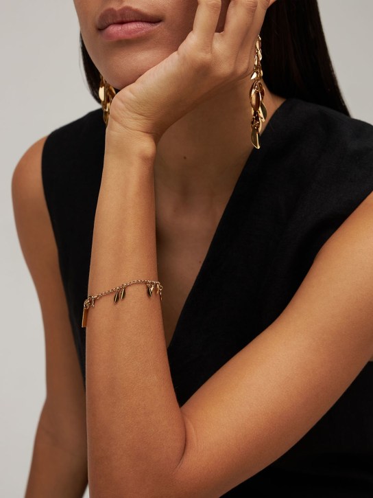 Isabel Marant: Shiny Lea chain bracelet - Gold - women_1 | Luisa Via Roma