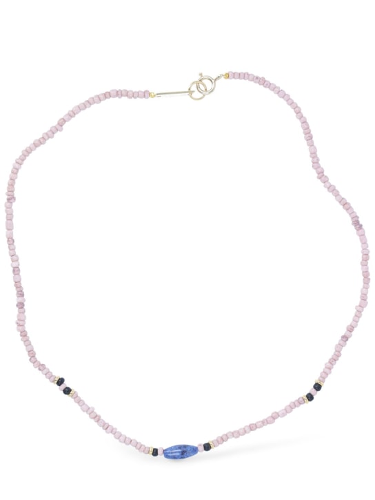 Isabel Marant: Of Color beaded chain necklace - women_0 | Luisa Via Roma