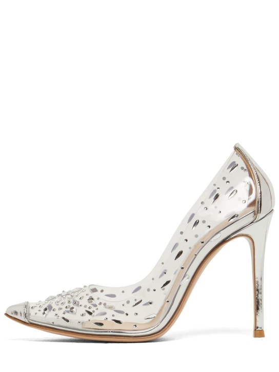 105mm Plexi and metallic leather pumps