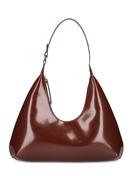 BY FAR: Amber semi patent leather bag - women_0 | Luisa Via Roma