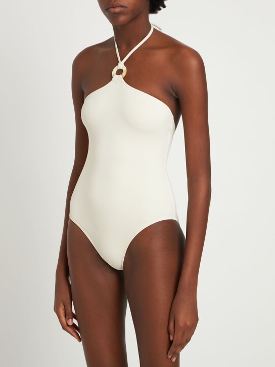 Eres: Costume intero Celeste stretch - Avorio - women_1 | Luisa Via Roma