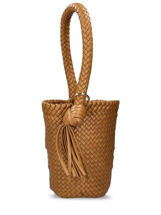 Bottega Veneta: Grand sac porté épaule en cuir Kalimero - Camel - women_0 | Luisa Via Roma
