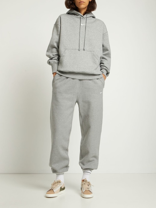 Nike: Oversized cotton blend hoodie - women_1 | Luisa Via Roma