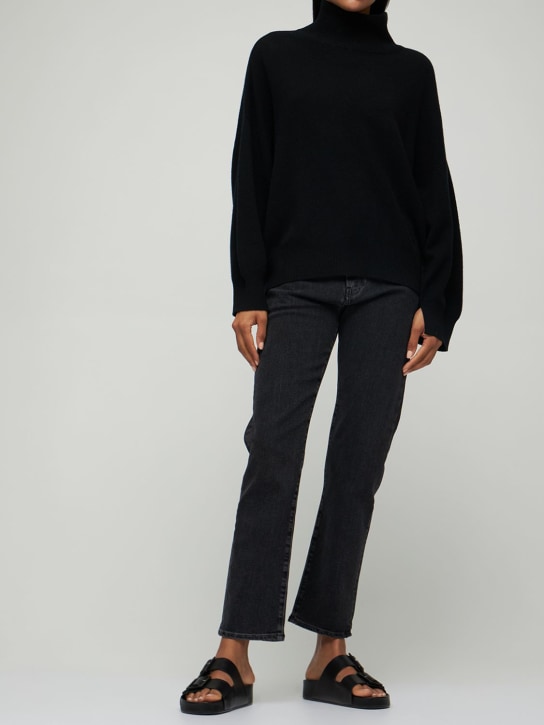 Loulou Studio: Murano cashmere turtleneck sweater - women_1 | Luisa Via Roma