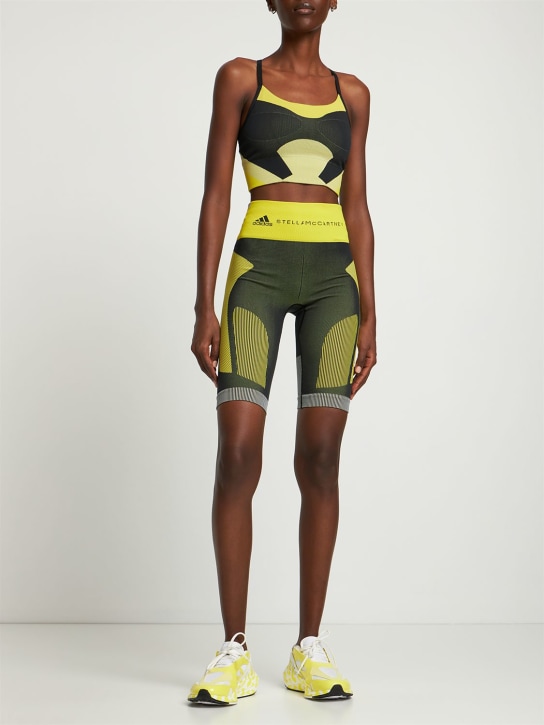 adidas By Stella McCartney: True Strength recycled tech leggings - women_1 | Luisa Via Roma