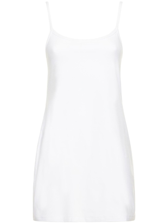 Beyond Yoga: Vestido Yours Truly de tejido Spacedye stretch - Blanco - women_0 | Luisa Via Roma