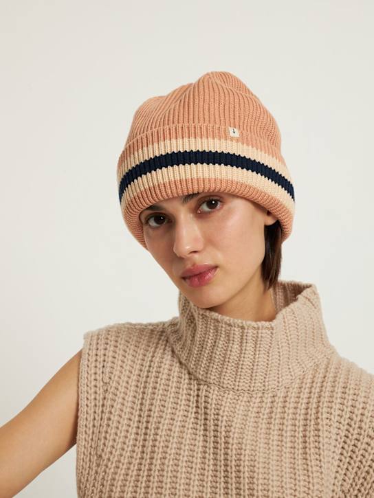 The Upside: Kickstart knitted beanie - Pink - women_1 | Luisa Via Roma