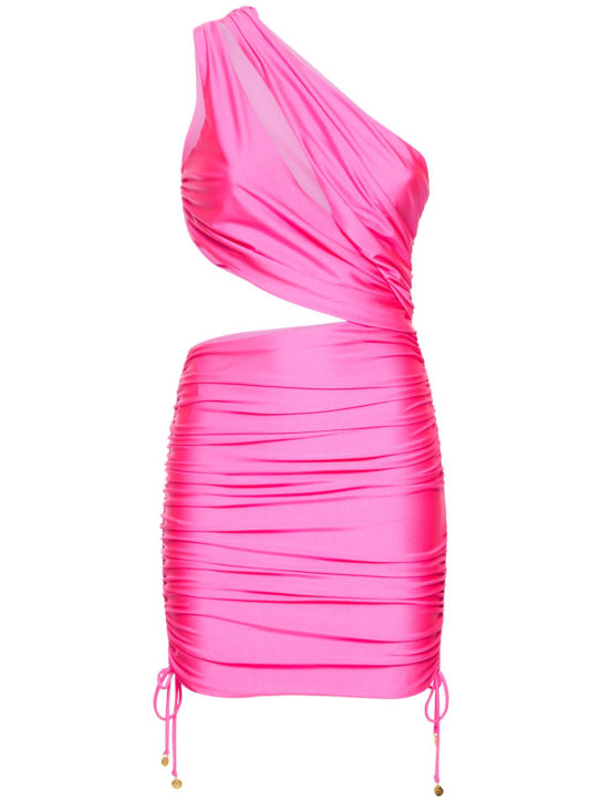 Dundas: Vestido de jersey con un hombro descubierto - Fucsia - women_0 | Luisa Via Roma