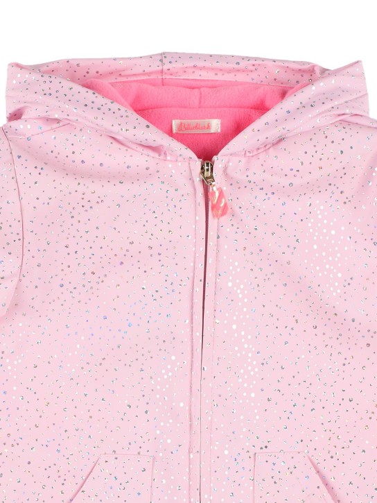 Billieblush: Glitter dots nylon raincoat w/ logo - kids-girls_1 | Luisa Via Roma