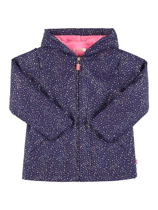 Billieblush: Glitter dots nylon raincoat w/ logo - kids-girls_0 | Luisa Via Roma