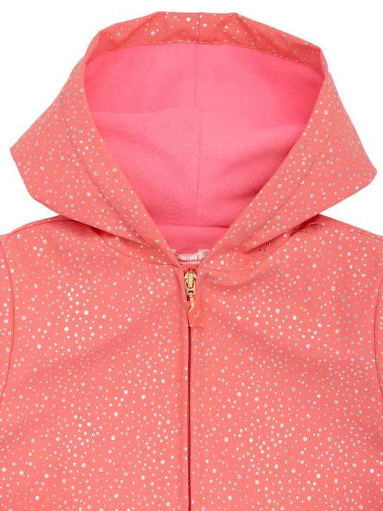 Billieblush: Glitter dots nylon raincoat w/ logo - kids-girls_1 | Luisa Via Roma