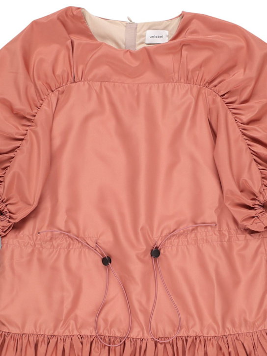 Unlabel: Vestido mini de tech a capas - Rosa - kids-girls_1 | Luisa Via Roma