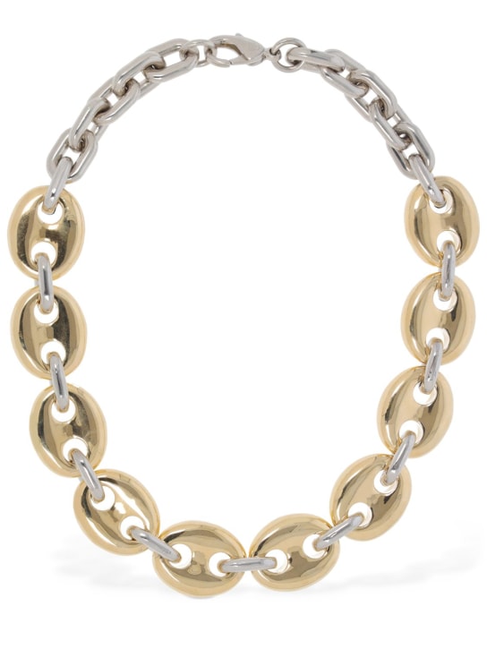 Rabanne: Halskette „Eight Nano“ - Gold Silber - women_0 | Luisa Via Roma