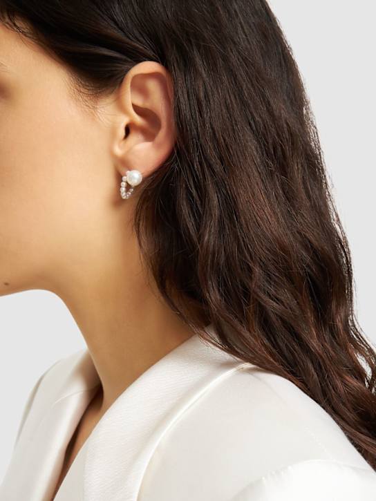 Sophie Bille Brahe: Lien De Perles シングルピアス - パール - women_1 | Luisa Via Roma