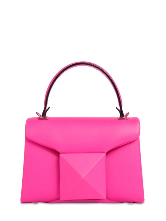 Valentino Garavani: Mini One Stud leather top handle bag - women_0 | Luisa Via Roma