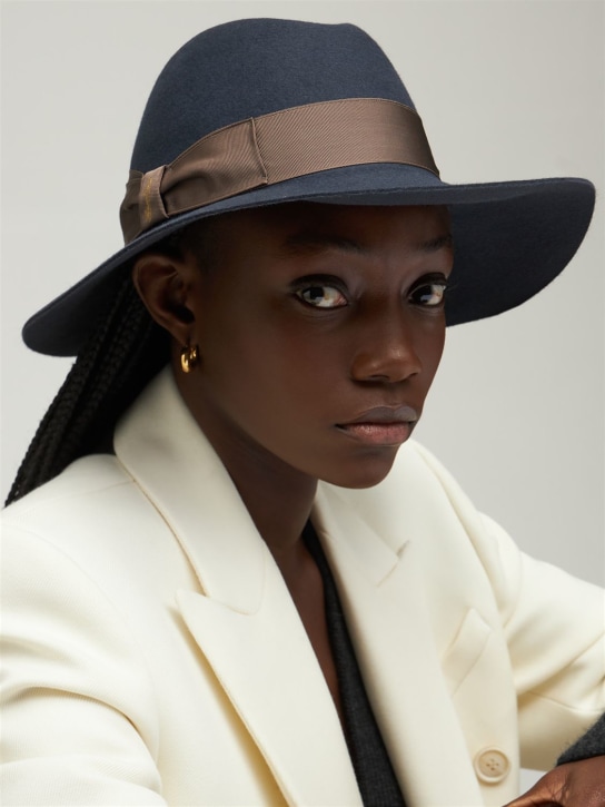 Borsalino: Claudette brushed felt hat - women_1 | Luisa Via Roma
