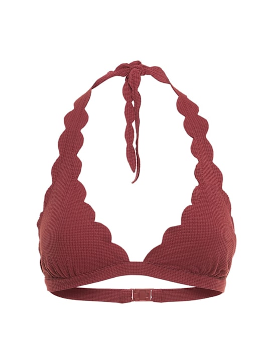 Marysia: Spring ビキニトップ - バーガンディー - women_0 | Luisa Via Roma