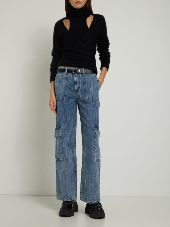 GANNI: Jeans aus Denim mit Knittereffekt „Angi“ - women_1 | Luisa Via Roma