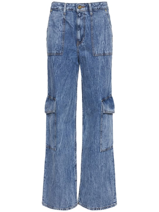 GANNI: Jeans aus Denim mit Knittereffekt „Angi“ - women_0 | Luisa Via Roma
