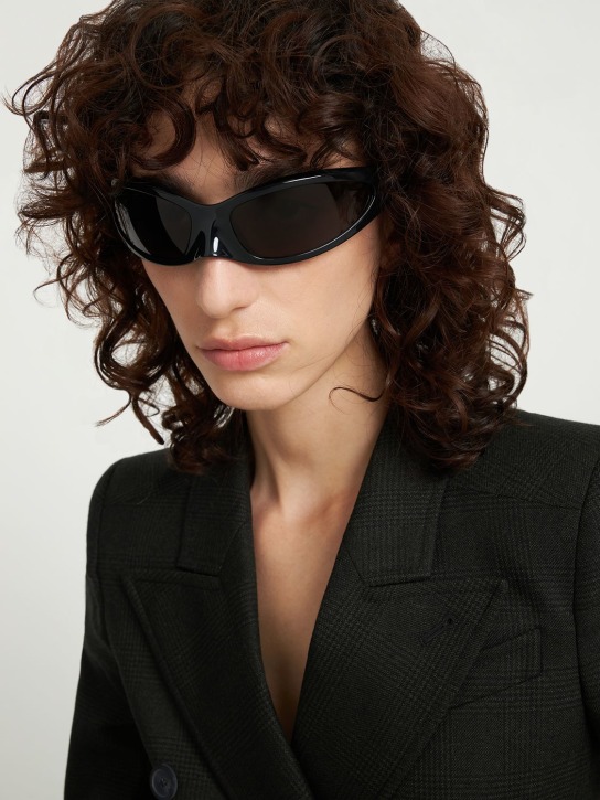 Balenciaga: 0051S Acetate sunglasses - Black - women_1 | Luisa Via Roma