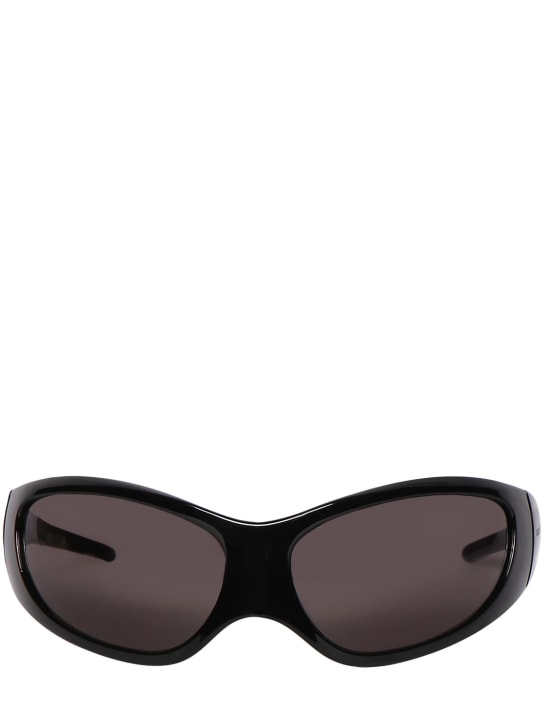 Balenciaga: 0052S XXL Acetate sunglasses - Black - women_0 | Luisa Via Roma