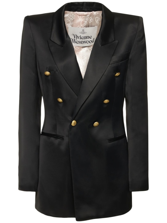 Vivienne Westwood: Lelio technical cady buttoned blazer - women_0 | Luisa Via Roma