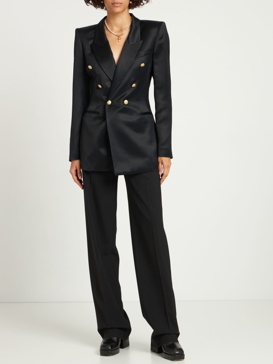 Vivienne Westwood: Lelio technical cady buttoned blazer - women_1 | Luisa Via Roma