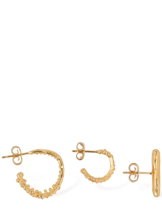 Alighieri: Set of 3 Starry Night hoop earrings - women_0 | Luisa Via Roma