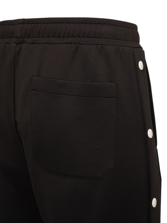 Valentino: Jogginghose aus Baumwollmischung mit Logo - Schwarz/Weiß - men_6 | Luisa Via Roma