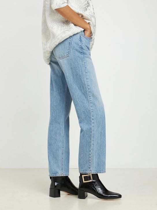 Roger Vivier: 45mm City leather ankle boots - Black - women_1 | Luisa Via Roma