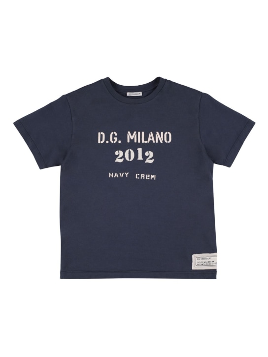 T-shirt en jersey de coton - Stone Island Junior - Garçon