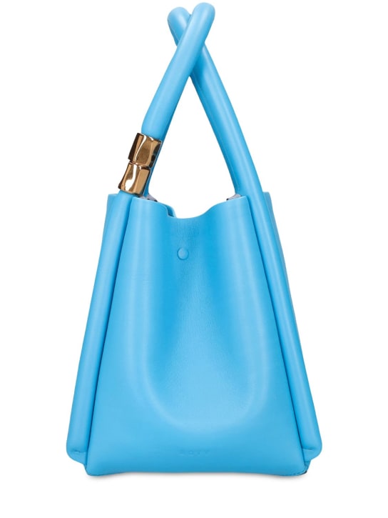 Boyy: Borsa Lotus 12 in pelle - Blu - women_0 | Luisa Via Roma