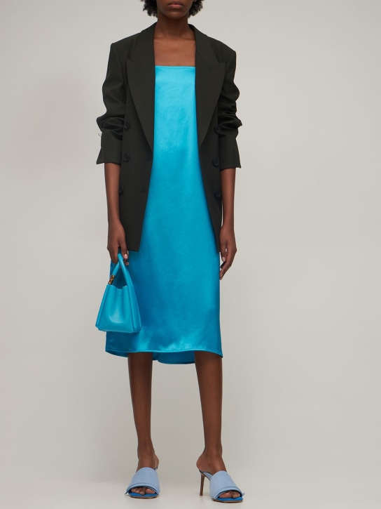Boyy: Borsa Lotus 12 in pelle - Blu - women_1 | Luisa Via Roma