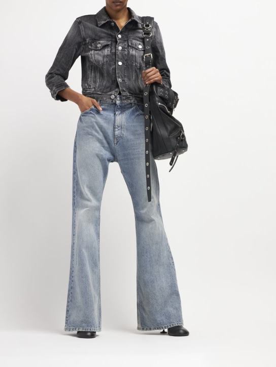 Balenciaga: Cotton denim jeans - Blue - women_1 | Luisa Via Roma