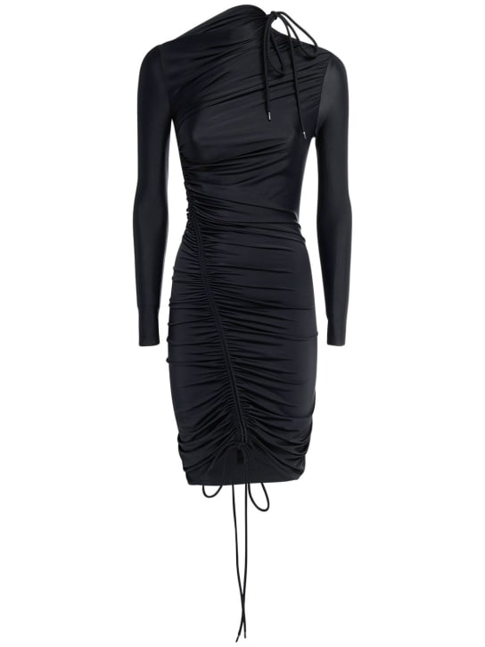 Balenciaga: Mini dress - Black - women_0 | Luisa Via Roma