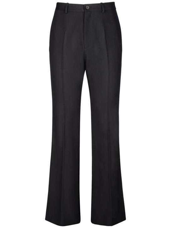 Balenciaga: Tailored flared pants - Black - women_0 | Luisa Via Roma
