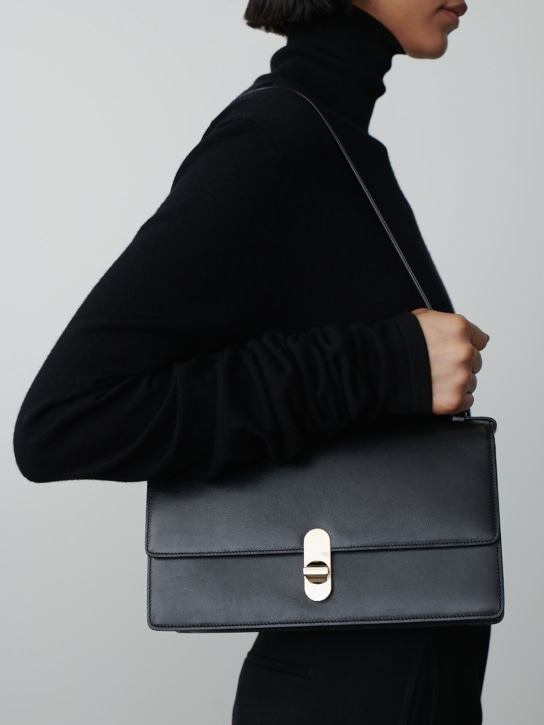 The Row: Clea leather shoulder bag - women_1 | Luisa Via Roma