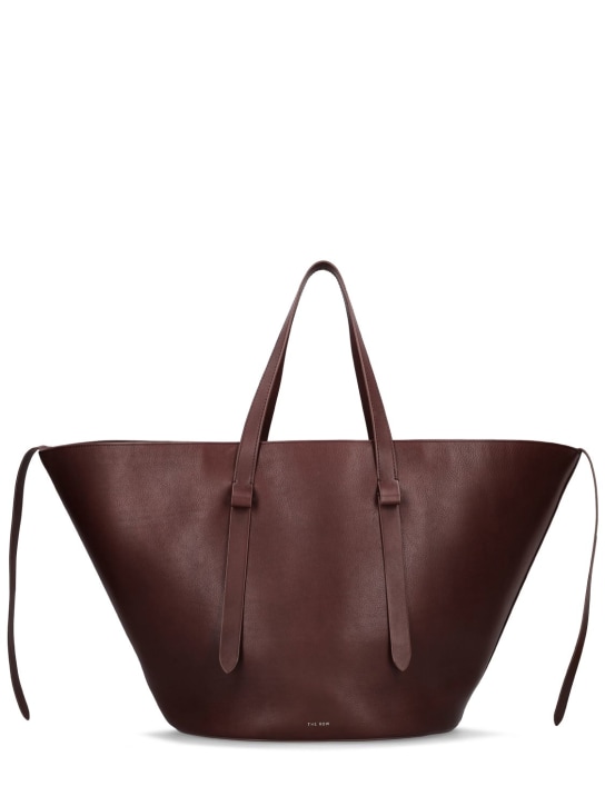 The Row: Jasper leather tote bag - women_0 | Luisa Via Roma