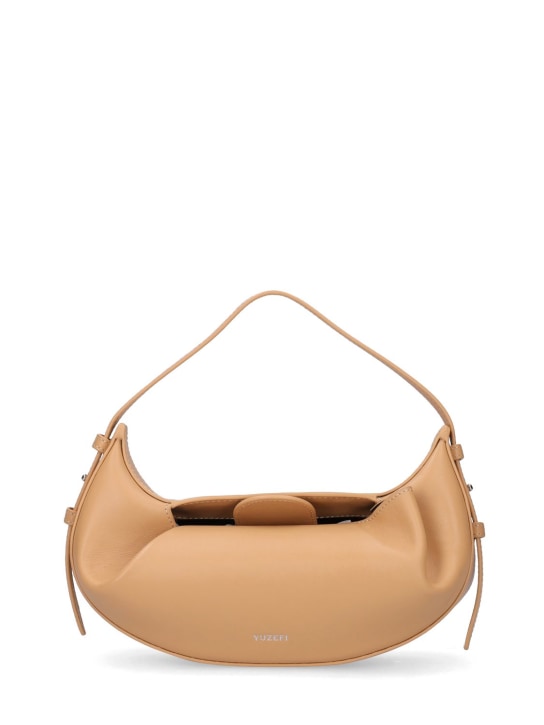 Yuzefi: Mini Fortune Cookie leather bag - women_0 | Luisa Via Roma